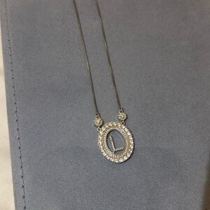 Elegant Silver Stainless Steel Initial “L” Pendant Necklace